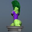 Preview12.jpg Bust She Hulk and She Hulk Fantastic Four 3D print model