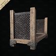 2.jpg Modern Log Rack - Diorama  Miniature TableTop - Lumberjack