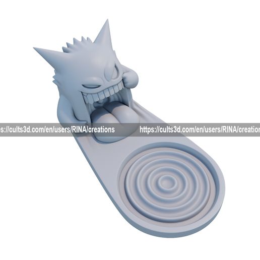 gengar-cup-holder-3d-print-model-pokemon-13.jpg gengar cup holder 3d print model from pokemon