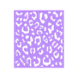 animalspots.stl STL file stencil animal spots・3D printing model to download