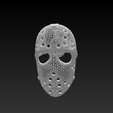 ImageToStl.com_1a5d890acd574575aca820addb94a781_stl-7.png Classic Horror Hockey Mask 3D Model #halloweenstl