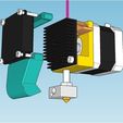 ee0929d24980efbf856ef433c81b045c_preview_featured.jpg Free STL file Combo fan setup for MK8 direct drive aluminium extruder・3D printable object to download