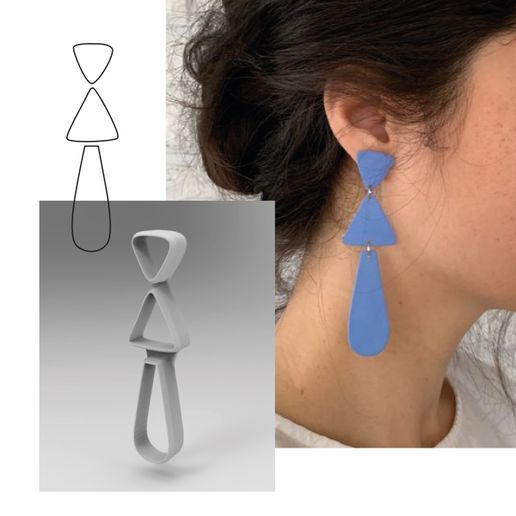 ARO-6_Mesa-de-trabajo-1.jpg Download STL file SET of 12 Organic shape cutter for polymer clay earring jewelery • 3D printable object, martcaset