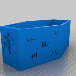 cryptic_box.png Download free STL file Cryptic Box • 3D printer template, cloudyconnex