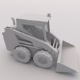 Mini Excavator 3.jpg Mini Excavator PRINTABLE Vehicle 3D Digital STL File