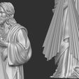 z4.jpg Divine Mercy Jesus Statue 2 3D print model