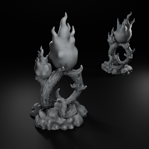 Will-o'-Wisp Cursed Thicket - Gothic Grimdark Terrain