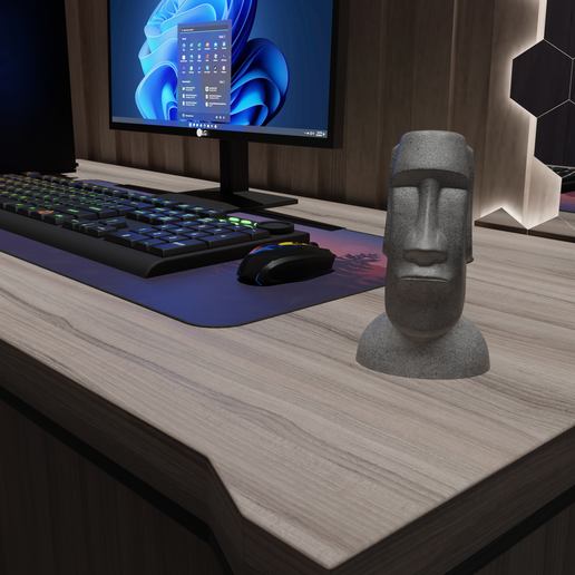 KJHGFDSFGH.png Moai statue