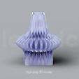 B_9_Renders_00.png Niedwica Vase B_9 | 3D printing vase | 3D model | STL files | Home decor | 3D vases | Modern vases | Floor vase | 3D printing | vase mode | STL