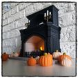 004B.jpg GOTHIC TEALIGHT FIREPLACE!