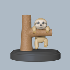 TreeSloth1.png Cute Tree Sloth