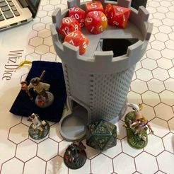 DiceT1.jpeg Free STL file DnD Dice Tower・Object to download and to 3D print
