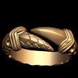 7.jpg Dragon Claw Scale Wrap Ring
