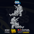 2.png X4NDERSS Gen2.5 Military Set 11 - [TAGS: Modular Heroic 48th Scale Miniature 3D Print AK47 AR Assault Rifle STL Models Military Marine Helping Injured Dragging Russian Face Shield Infantry Troopers SCP]