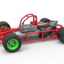 1.jpg 3D file Diecast concept jet race car Scale 1:25・3D printer model to download