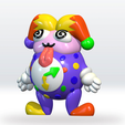 Bizco2.png Bizco from The Amazing Digital Circus 3D Model Stl file 3mf Multicolor No support  Fanart