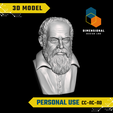 Galileo-Galilei-Personal.png 3D Model of Galileo Galilei - High-Quality STL File for 3D Printing (PERSONAL USE)