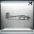 r3000-160.png Wall Silhouette: Airplane Set