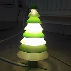 Kerstboom4.jpg Archivo STL gratis Lámpara Christmastree・Modelo para descargar y imprimir en 3D