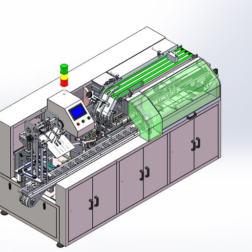 ⚙️ 3D CAD Model Automatic High-Speed Canning Machine | Industrial ...