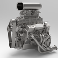Chevy.SB.Supercharged.015.png Supercharged SBC Small Block Chevy V8 Engine 1/8 TO 1/25 SCALE