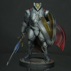 9eZpSdt.jpg Free STL file Void Knight Ready Pose (Display Model)・3D print object to download