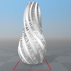 image.jpg Download STL file Vase customizable world of camilou • 3D print design, Ibarakel