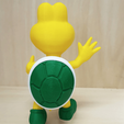 Capture d’écran 2018-04-20 à 12.27.03.png Fichier STL gratuit Koopa troopa green (Greeting pose) from Mario games - Multi-color・Objet imprimable en 3D à télécharger