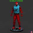 001b.jpg Scarlet Spider -Spider man - Marvel comics - High Quality 3D print model