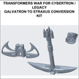 Straxus-Assemblies2.png Transformers War For Cybertron / Legacy Galvatron to Straxus Conversion Kit