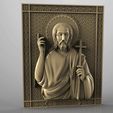 Sv_Ioann.jpg Religious icon cnc art 3D model loann