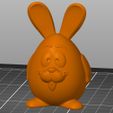 easter-bunny-egg.jpg Easter Bunny 3D Printed Egg shaped Figure for Festive Home Decor