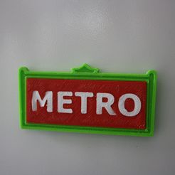 28032015_066.JPG Free STL file Metro magnet・3D print object to download