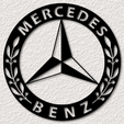 project_20230726_2142172-01.png Mercedes Benz emblem wall art Mercedes wall decor Benz sign 2d art