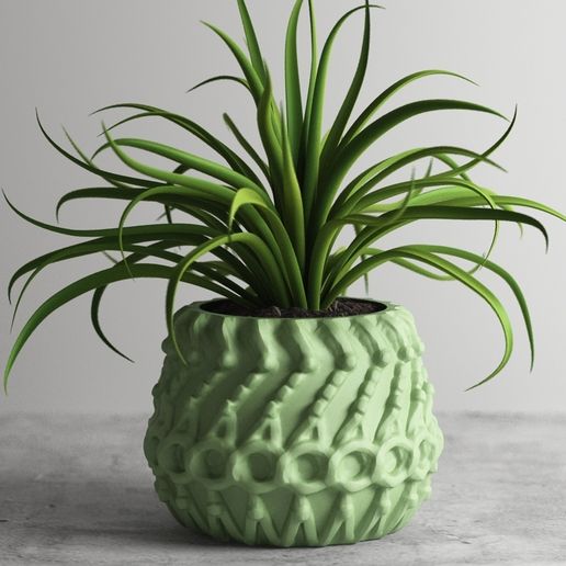 3D Printable Vase - Flower Pot / Planter g381