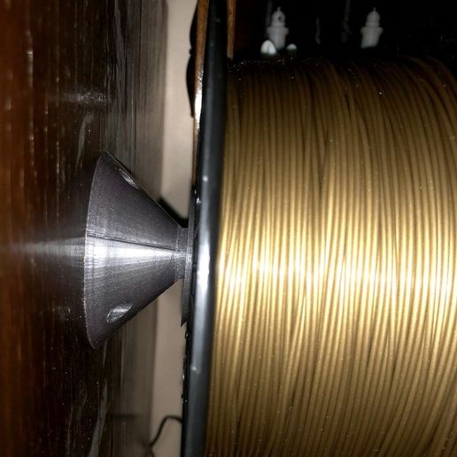 IMG_3179.jpeg PRINT-IN-PLACE, WALL MOUNT, SMOOTH AND SILENT, EASY CHANGE EASY PRINT UNIVERSAL FILAMENT SPOOL HOLDER