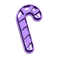 candy_cane_cookie_cutter_.STL STL-Datei Zuckerstangen-Ausstechform kostenlos・3D-Druck-Modell zum herunterladen