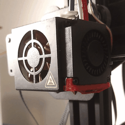 Capture d’écran 2018-05-02 à 14.26.05.png Free STL file CR-10S, OEM Fan, Offset Nozzle with Clip Clearance・Model to download and 3D print