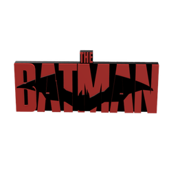 Untitled-v1.png STL file 3D MULTICOLOR LOGO/SIGN - The Batman (2022)・3D printable model to download