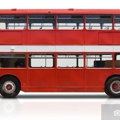 Double decker.jpg 3D file Big bus of space engineers from the 31st century・3D printer model to download