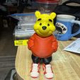 winnie the pooh urban art toy multicolor 3MF  & STL files