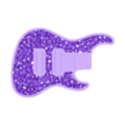 CUERPO GUITARRA V1.stl Trabecular Guitar V1