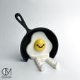 Egg-Pal-01.jpg Free STL file Egg Pal・Object to download and to 3D print
