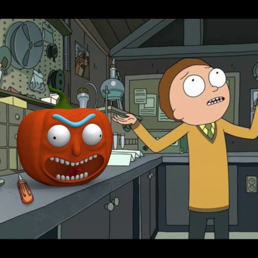 Pumpkin Rick - Candy Storage 3D model