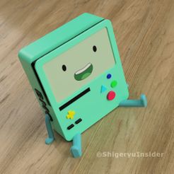 bmofakescreenjpg.jpg Fichier 3D BMO Stand for Nintendo switch・Modèle à télécharger et à imprimer en 3D