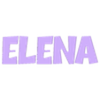 Elena Inlays.stl LED Name Lamp - Name Elena