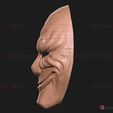 03.jpg Dallas Mask - Payday 2 Mask - Halloween Cosplay Mask 3D print model