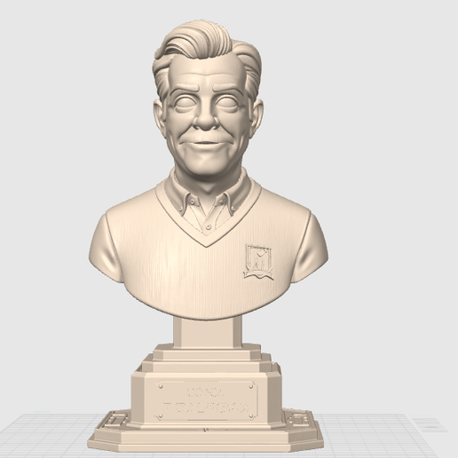 Ted Lasso Cartoon Bust – 3D Model for 3D Printing