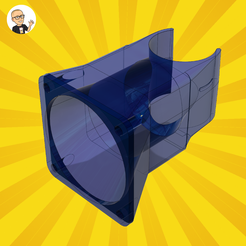 E3DV6_40mm_Fan_Duct-Cults3D-3.png STL file 40x40mm Fan Duct for E3D V6 / Volcano hotends・Model to download and 3D print