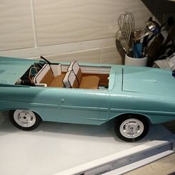 DEM1.jpg Fichier STL AMPHICAR 770 1961 CARROSSERIE・Design à télécharger et à imprimer en 3D